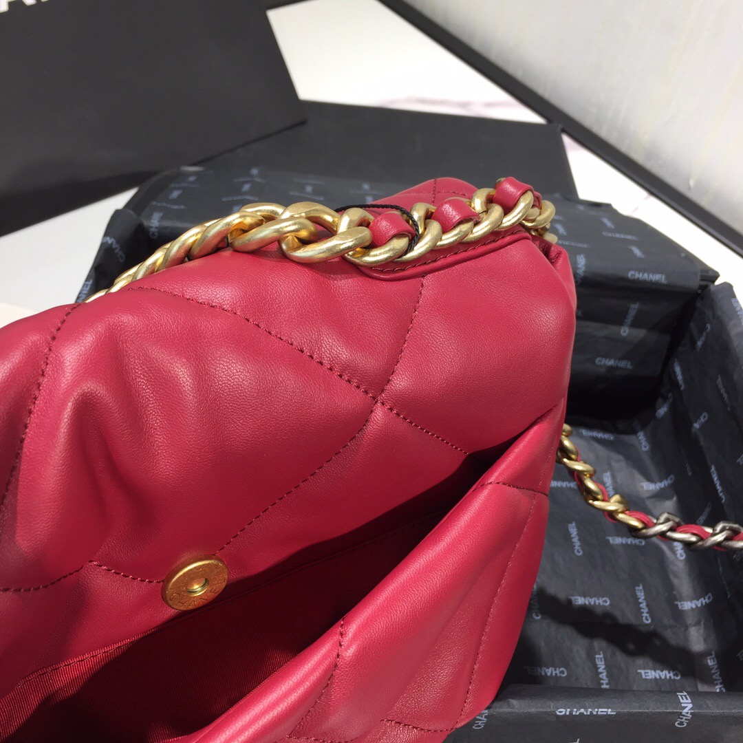 CHANEL '19' Flap Bag. High-end quality bag including gift box, literature, dust bag, authenticity card. Chanel's newest bag was designed along with Virginie Viard, and it made its debut on the runway of Paris Fashion Week earlier this year. The bag, called the Chanel 19 Bag, is aptly named after its birth year, and it is said to be inspired by the classic 2.55 bag. | CRIS&COCO Authentic Quality Designer Bags and Luxury Accessories