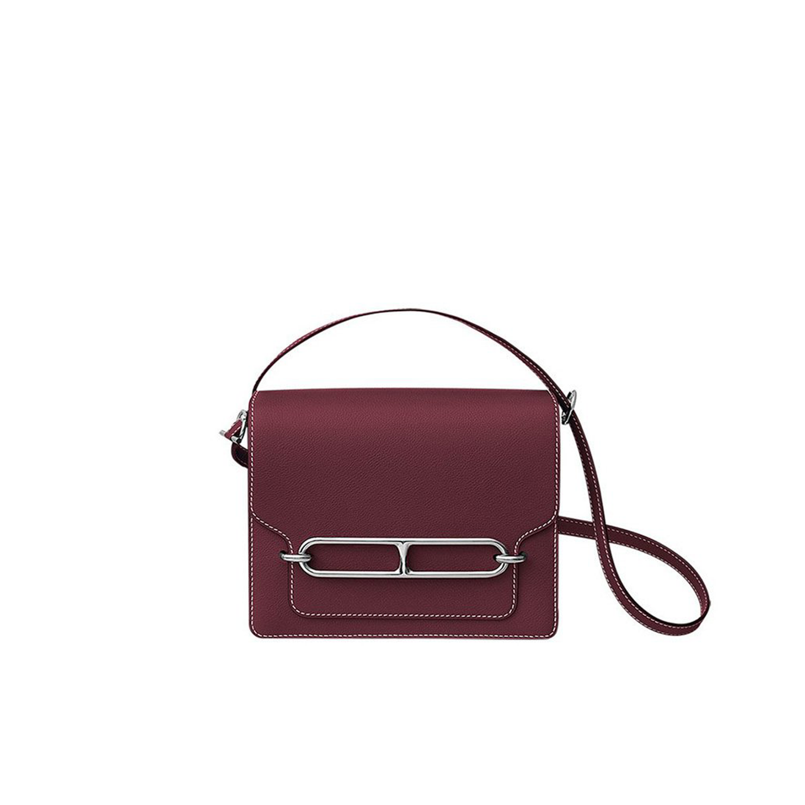 Mini Roulis 18 Bag 1 HERMÈS Mini Roulis 18 Bag. Original Quality Bag including gift box, care book, dust bag, authenticity card. The HERMÈS Roulis Bag is stunning, modest, and elegant creativity from Hermes. A nostalchic and retrofuturistic drifter, the Roulis trades its good behavior and stately demeanor for mischievous strolls and boat trips. Its jewel clasp revisits the “Chaîne d’ancre” link. This laid-back, practical, chic piece, in its mini-size version, crosses oceans and decades at full speed. | CRIS&COCO Authentic Quality Designer Bags and Luxury Accessories