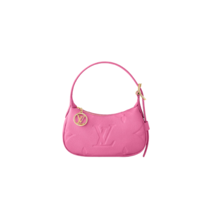 Mini Moon: : The Perfect Compact Bag for Every Occasion. Introducing the Mini Moon, a fashionable and compact micro bag with a shoulder strap, crafted from soft and supple Monogram Empreinte leather. The embossed Monogram pattern adds a touch of sophistication, beautifully adorned with oversized and luxurious details, including the iconic LV Circle signature on the zipper pull. Perfectly suited for both daytime and evening outings, this versatile bag can be effortlessly carried on your shoulder, arm, or even by hand, making it a must-have for storing your essentials. | CRIS&COCO Authentic Quality Designer Bags and Luxury Accessories