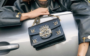 A display of LOUIS VUITTON bag