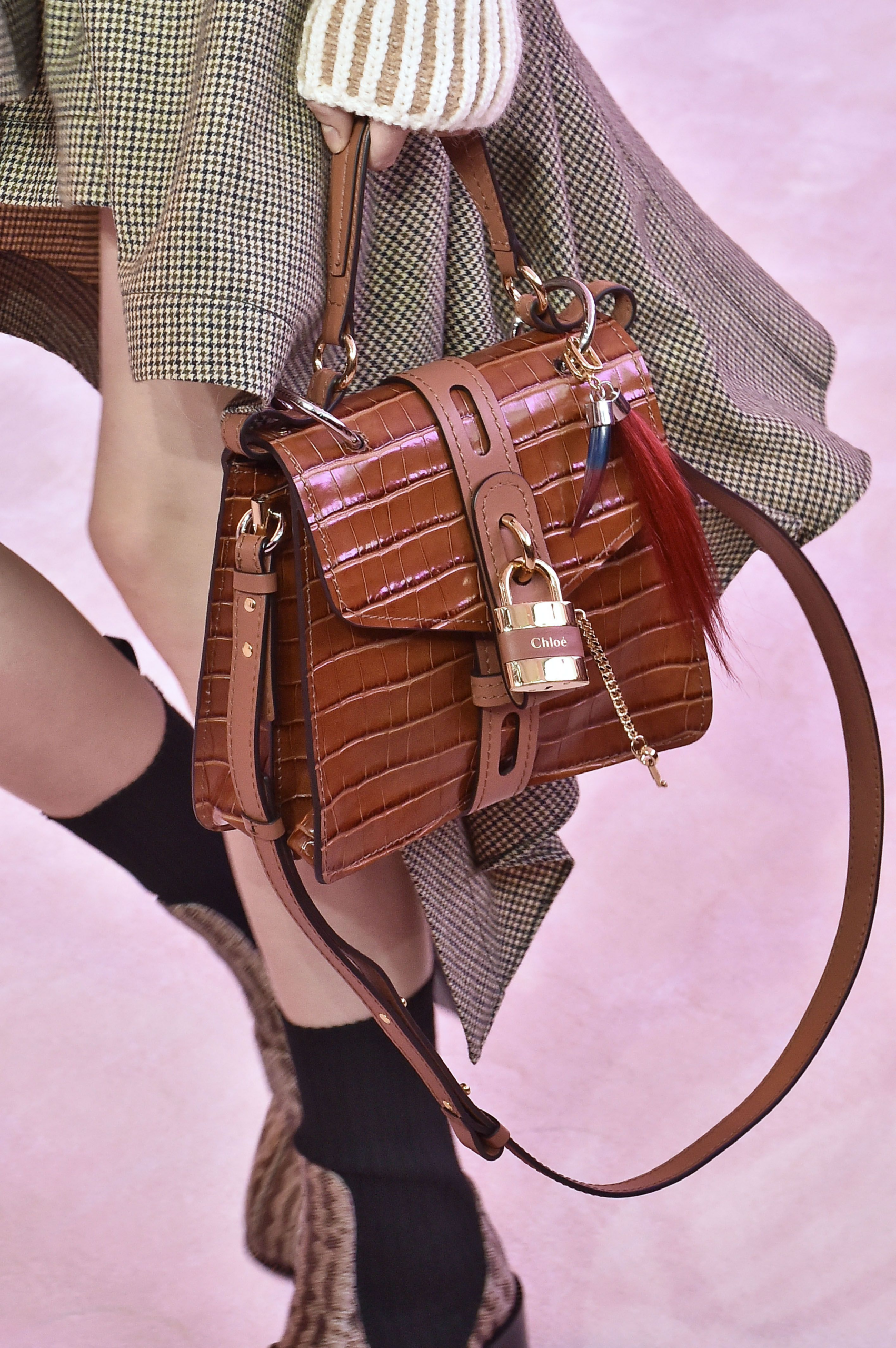 Home 5 Close-up of a luxury bag with intricate detailing, highlighting its high-quality craftsmanship.
