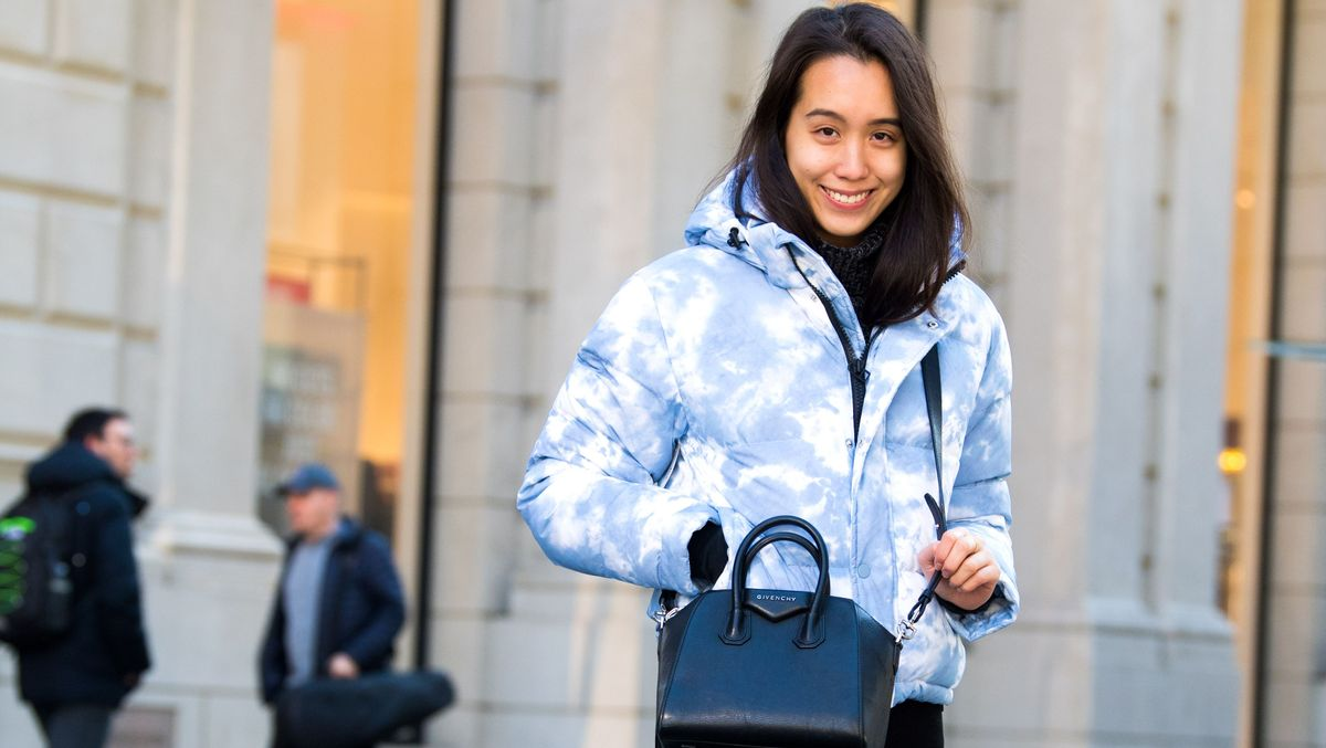 Beige GIVENCHY-inspired crossbody styled with flowers and coffee Beige GIVENCHY-inspired crossbody styled with flowers and coffee