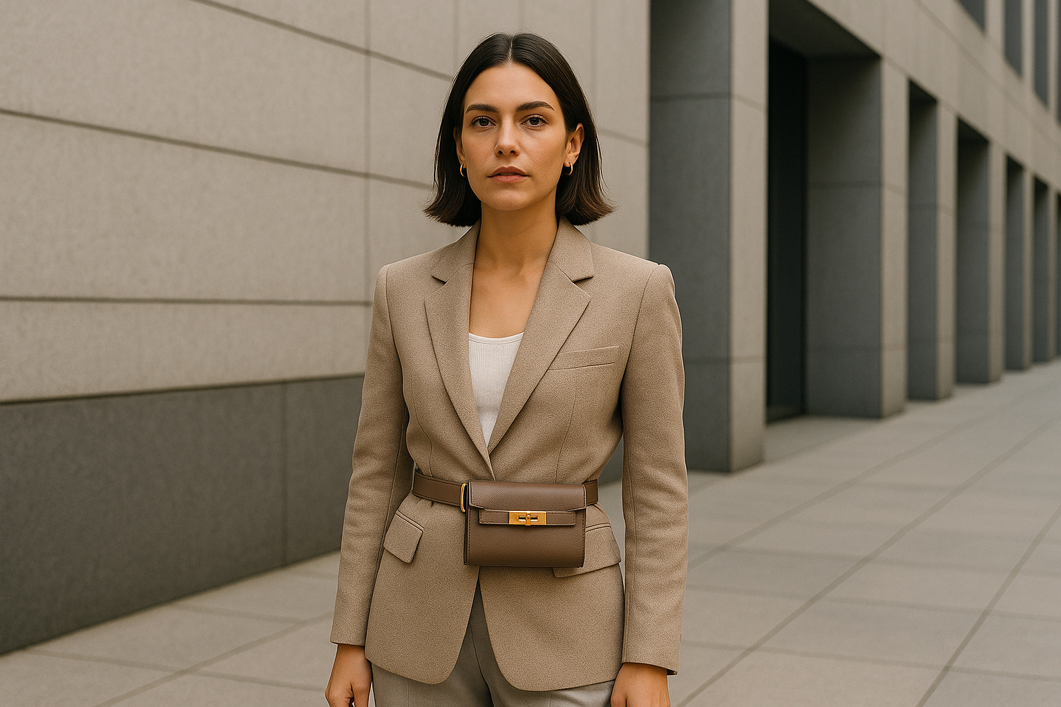 Elegant replica KELLY 18 belt with precise gold buckle detailing Elegant replica KELLY 18 belt with precise gold buckle detailing