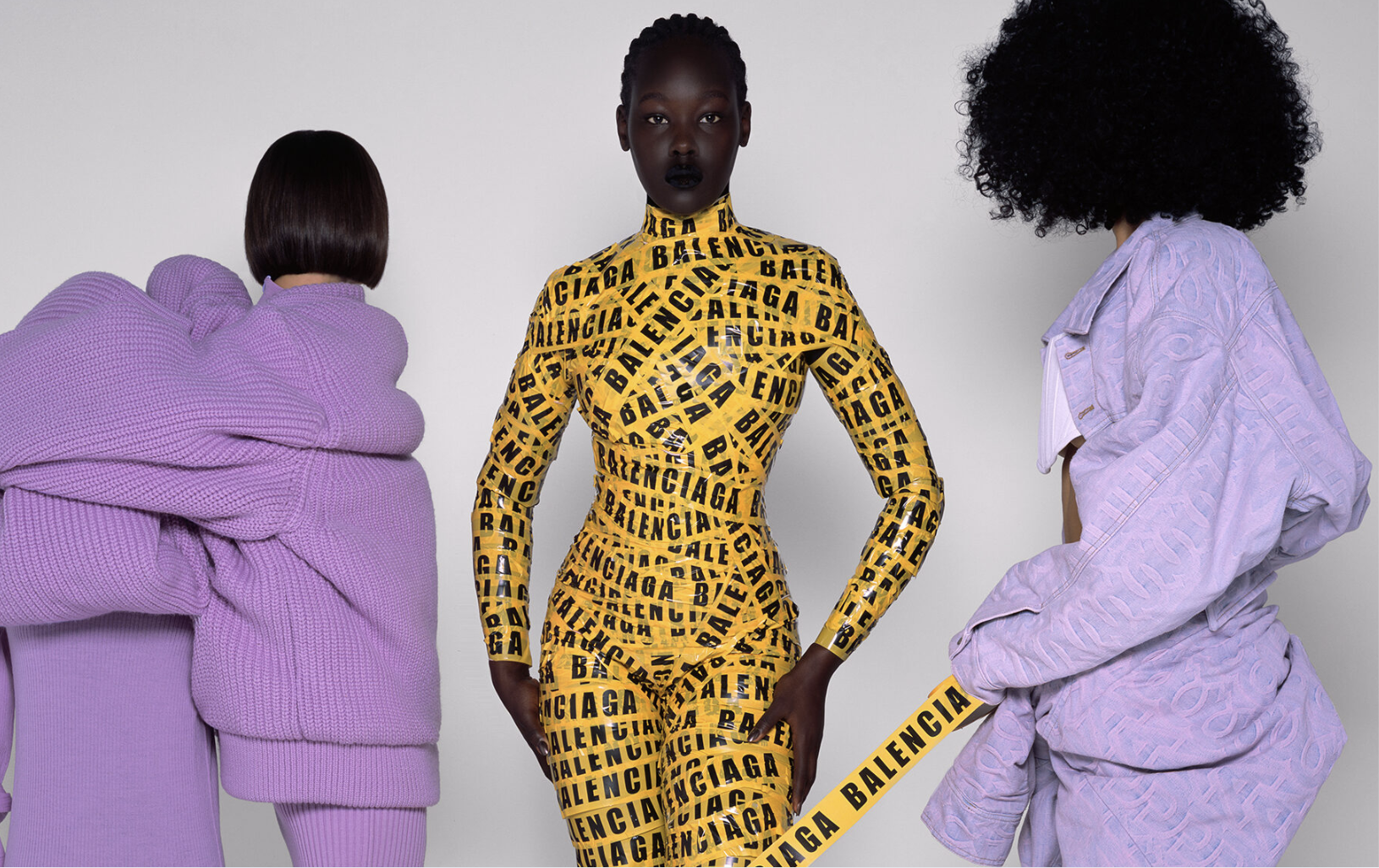 Dior vintage couture styled with latex and leather by Carine Roitfeld Dior vintage couture styled with latex and leather by Carine Roitfeld