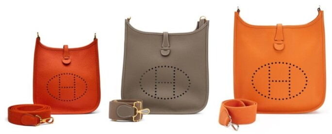 A collection of stylish "H" logo bags in various colors, showcasing versatility and elegance. A collection of stylish "H" logo bags in various colors, showcasing versatility and elegance.