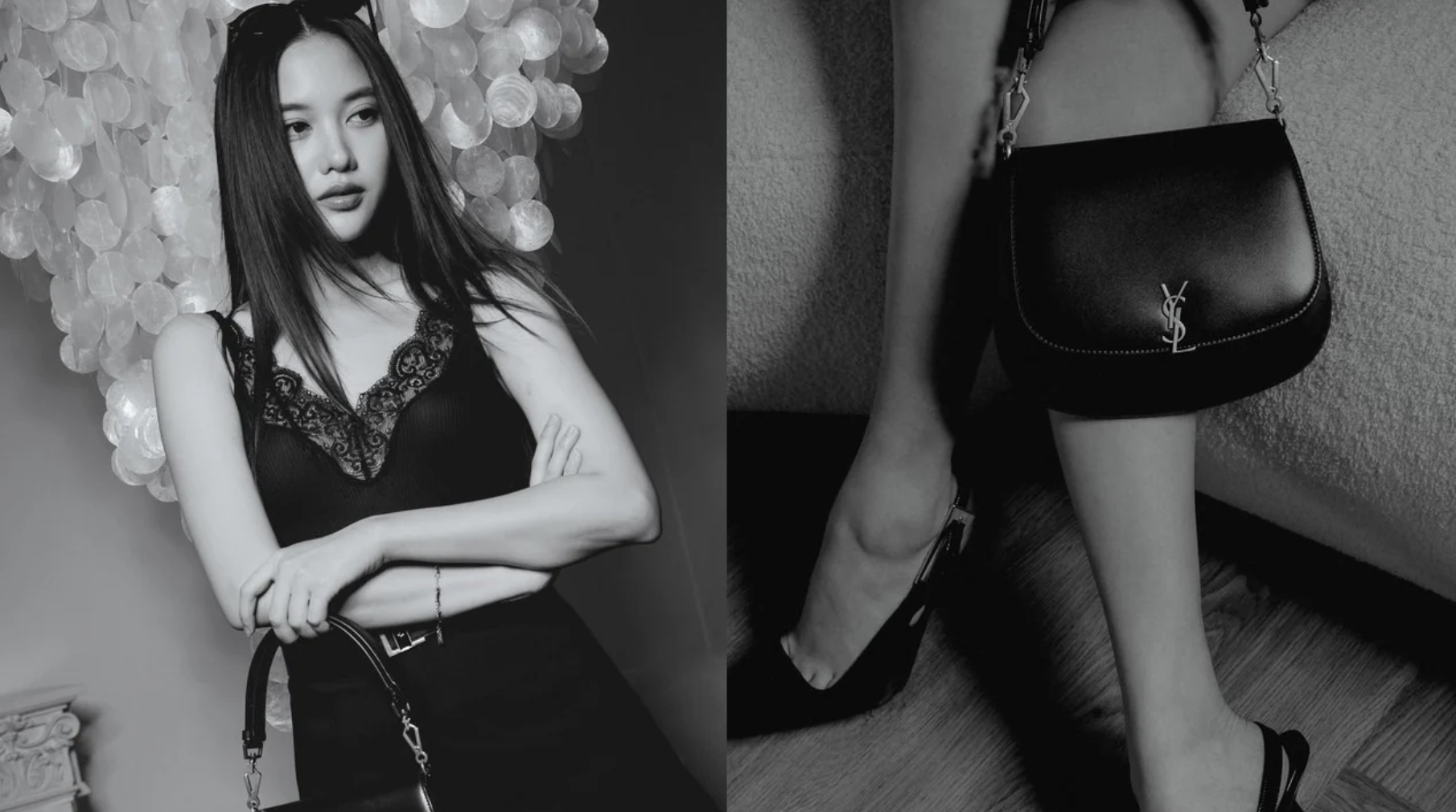 image 11 Pastel HERMES Kelly bag on a spring background