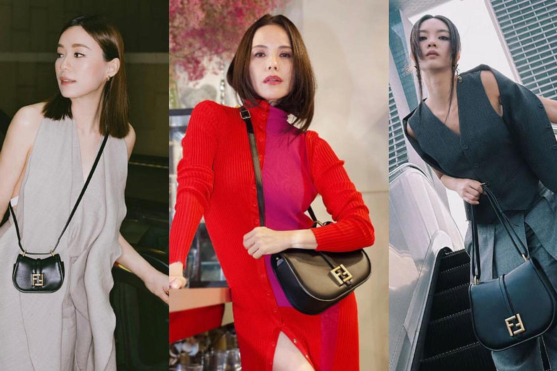 The FENDI C’mon Mini in classic black – compact elegance for day-to-night style. The FENDI C’mon Mini in classic black – compact elegance for day-to-night style.