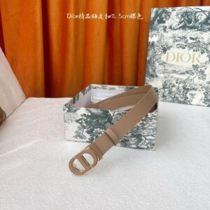 30 Montaigne Belt. Authentic quality luxury belt crafted in genuine leather comes with authenticity card, dust bag and gift bag. Elevate Every Look! Inspired by the iconic 30 Montaigne bag, this belt is a refined expression of *ior’s timeless craftsmanship. Crafted in smooth brown calfskin, it’s enriched with a gleaming CD buckle in antique gold-finish metal—an instantly recognizable emblem of the House. Sleek yet versatile, its design pairs effortlessly with jeans, skirts, or dresses, making it a wardrobe essential that transitions from day to evening with ease. More than just an accessory, the 30 Montaigne belt is a statement of elegance, sophistication, and unmistakable *ior heritage.