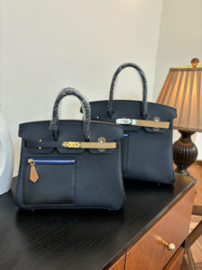 Swift Colormatic Uni Birkin. Authentic quality luxury bag crafted in genuine leather comes with authenticity card, dust bag and gift bag. Where Color Meets Craft — The Art of Birkin Reimagined. The Swift Colormatic Uni Birkin is a rare masterpiece of craftsmanship and color harmony. Expertly crafted from luxuriously soft Swift leather, this special-order Birkin reimagines classic sophistication with a playful, modern twist. Its thoughtful design includes a front zipper pocket, rear flat pocket, and the iconic short crossover flap secured by a signature turn-lock closure. Inside, a supple leather interior with both zipper and patch pockets ensures your essentials are beautifully organized. From its smooth texture to its meticulous detailing, the Swift Colormatic Uni Birkin is more than a handbag — it’s an exclusive statement of individuality and timeless Hermès artistry.