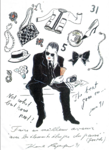 Illustration by Karl Lagerfeld. The Code of CHANEL