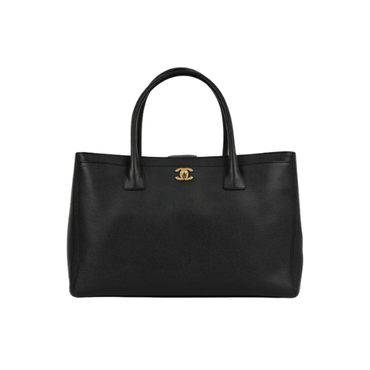 Cerf Tote. Authentic quality luxury bag crafted in genuine leather comes with authenticity card, dust bag and gift bag. Timeless Sophistication for Every Day. Elegant, practical, and effortlessly refined, the *ANEL Cerf Tote is designed to accompany you through every moment in style. Crafted from premium caviar leather, this iconic tote combines exceptional durability with *ANEL's signature timeless appeal. The polished CC turn-lock closure, silver-tone hardware, and rolled leather top handles create a look of understated luxury, while the rear exterior pocket and front compartment provide quick access to your daily essentials. Inside, a spacious fabric-lined interior features two zip pockets and a removable zippered pouch, offering thoughtful organization without compromising elegance. Whether you're heading to the office, enjoying a day in the city, or traveling in style, the *ANEL Cerf Tote delivers the perfect balance of sophistication and functionality. A true wardrobe essential, it is a classic investment piece that remains effortlessly chic season after season.