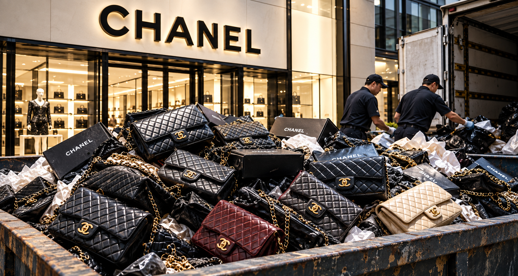Millions in luxury, headed for the shredder. Steal them and suddenly they’re valuable again.