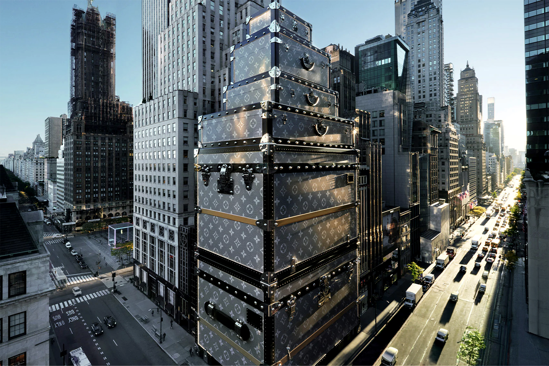 The oldest object in this building may be the most valuable. Not because of the leather. Not because of the brass locks. Because every original Louis Vuitton trunk has become intellectual property capable of generating wealth long after its designer is gone. The trunk once carried possessions. Today it carries shareholder value.