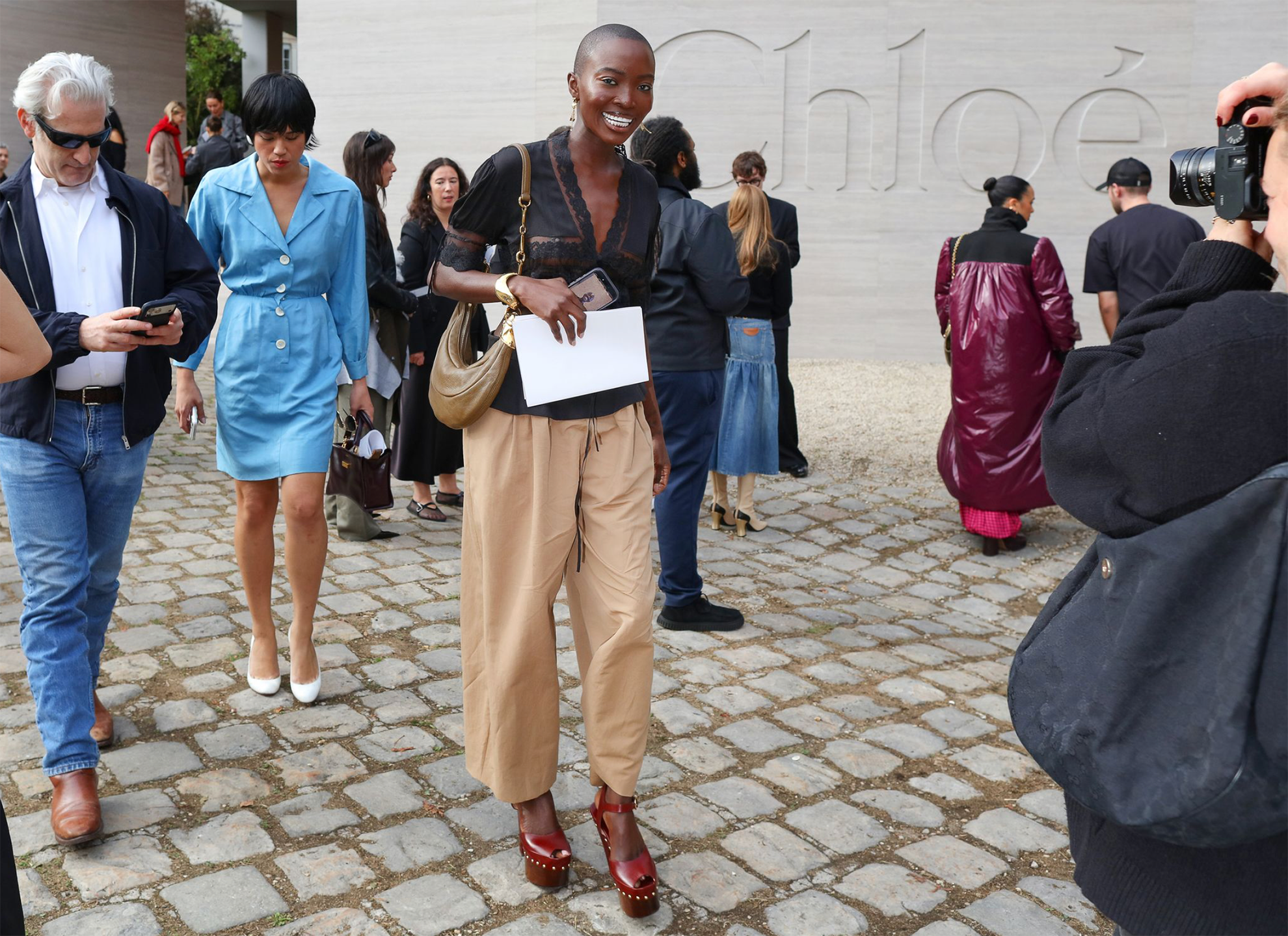 Paris, almost simultaneously: Another vision of the future, with fewer invitations and considerably more at stake.